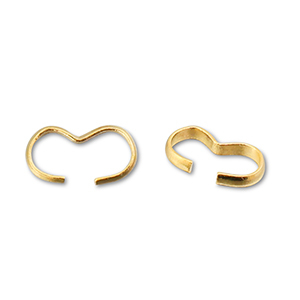 DQ European metal findings connector Gold (Nickelfree)