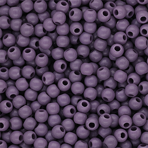 6 mm DQ acrylic beads shiny Purple Haze 18-3718 TCX