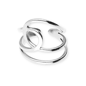 Stainless steel rings Silver