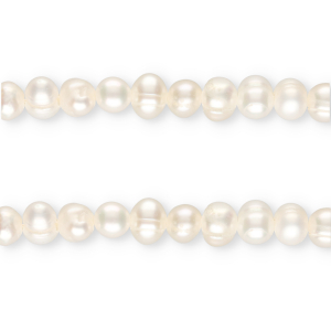 TQ Freshwater pearls round 5-6mm Ivory