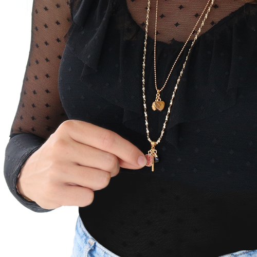 The most beautiful jewellery is made with natural stone charms and connectors: