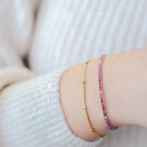 Minimalistic jewellery with Miyuki delicas