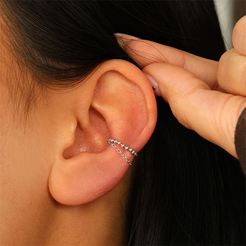 Statement collection with BY31&reg; earcuffs with loop(s) and spiral earrings