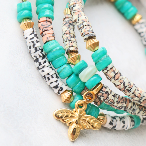 You can create the most trendy jewellery yourself, our Katsuki beads are just perfect for designers and trendsetters with a modern vision.