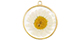 Charms and connectors with dried flowers 