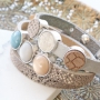 Cuoio and DQ European leather jewellery with snake and leopard print