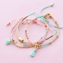 Minimalist jewellery with Miyuki and golden details