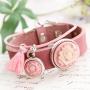 Bracelets and a keychain with the best, new cameo cabochons