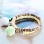 Caribbean jewellery with coconut beads and colourful beads!