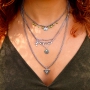 Trending in 2018: Layered necklaces from stainless steel