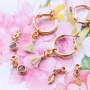 MIX AND MATCH! Changeable minimalist earrings with trendy pendants!