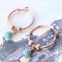Create startling bracelets and earrings with jasper natural stone beads