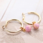 Jewellery with new jade natural stone beads and golden details!