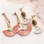 Trendy fringe earrings with new tassels according to the latest trends!