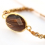 Minimalist bracelets of faceted beads with new jewellery cards in winter wonderland style 