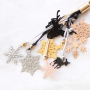 Bracelets and a keychain with bohemian pendants 