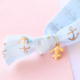 Summer must-have: Bracelets + hair elastics made of elastic ribbon 