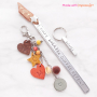 Create trendy keychains with our new ImpressArt items and leather pendants