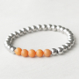 Bracelets and earrings with gold and silver stainless steel jewellery findings