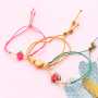 These bracelets with polymer beads will make you very happy