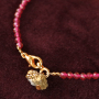 These cute bracelets with natural stone crystal faceted beads are for you!