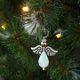 Get inspired: DIY angels of faceted drop shaped beads