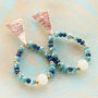 Stylish earrings in the latest trend colours