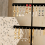 Make the most beautiful trendy earrings with brass charms!