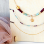 This is how you make the most beautiful trendy jewellery with shell beads: