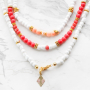 Make beautiful jewellery items with these opaque glass beads