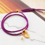 This way you can easily make your own charm bracelets with trendy cord: