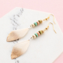 Jewellery made of coconut disc beads: