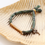 Inspiration for making bracelets with elastic Ibiza ribbon: