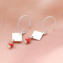 This is how you make the cutest earrings and bracelets with 925 Silver charms and findings: