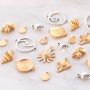 This jewellery is made with the popular DQ European metal: