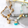 Get inspired with the new natural stone charms: