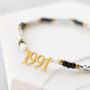 You can make these jewels with the new stainless steel year connectors: