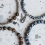 How to make bracelets for men with glass beads and hematite beads: