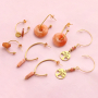 Make these earrings with the latest collection of stainless steel findings: