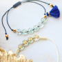 Need some inspiration? Easily make these bracelets yourself with acrylic letter beads:
