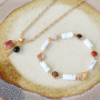The most beautiful jewellery is made with natural stone charms and connectors: