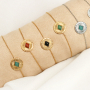 Beautiful stainless steel rings and bracelets with natural stone!