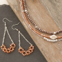 Jewellery making with top facet beads
