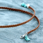 This way you can easily make cute cords for your face coverings: