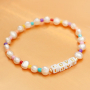 Get inspired and make cheerful und trendy jewellery with letter beads: