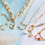 Making statement jewellery with zirconia lock charms! 