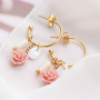 Create trendy earrings with stainless steel earring findings 