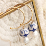 Inspiration to make unique jewellery with these hand painted ceramic beads