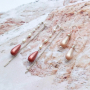 Inspiration to create female earrings and necklaces
