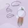 This is the way to make beautiful necklaces and earrings with Miyuki seed beads